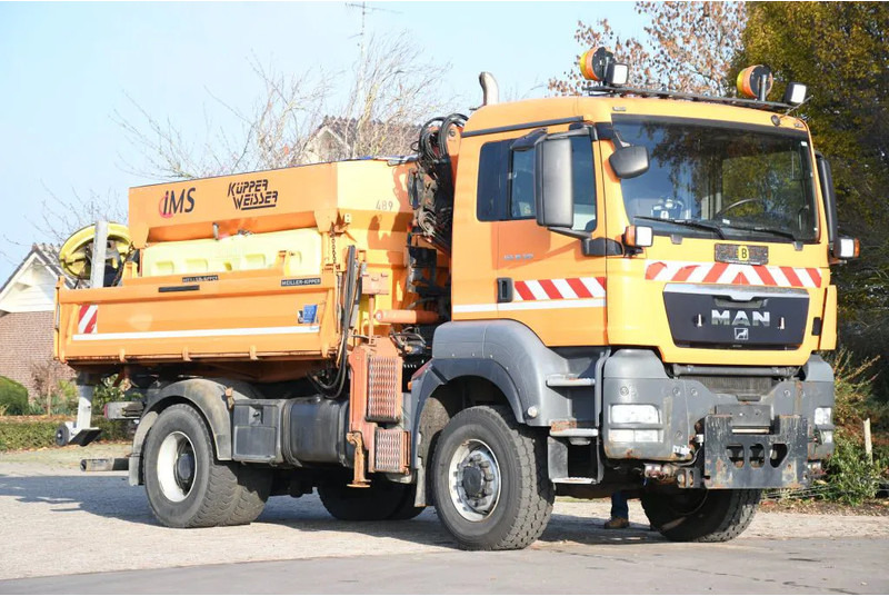 Tipper MAN TGS 18.320 4x4!! KRAN/!!!WINTERDIENST/DREISEITENKIPPER!!KOMMUNAL/KLIMA!!