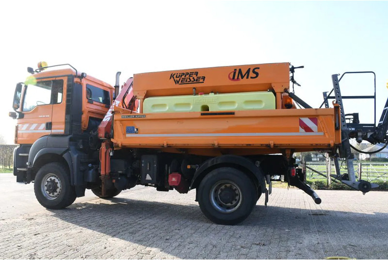 Tipper MAN TGS 18.320 4x4!! KRAN/!!!WINTERDIENST/DREISEITENKIPPER!!KOMMUNAL/KLIMA!!