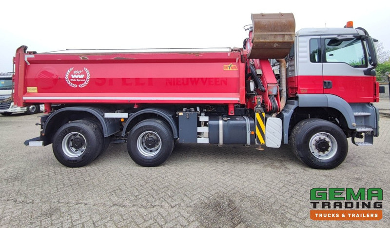 Tipper MAN TGS 26.400 6x6 4 Daycab Euro4 - HMF1643Z2 - Hyva 2-Zijdige Kipper 5.4m. - REBUILT ENGINE - TOP! (V584)