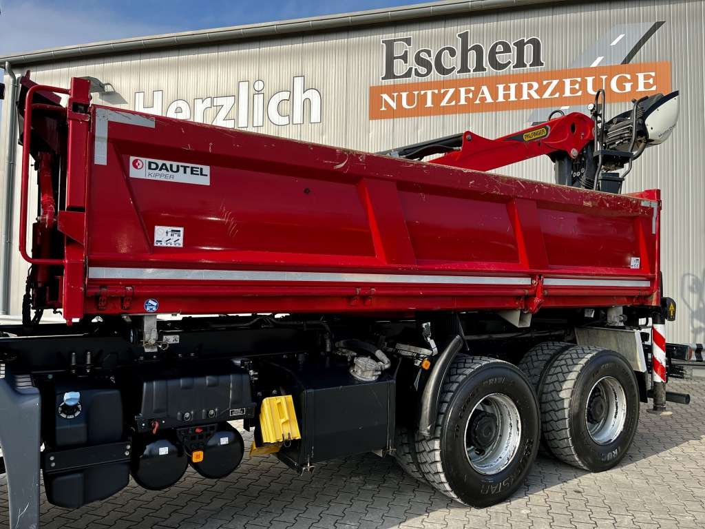 Tipper MAN TGS 26.460 6x4 BB / Palfinger M12L83 Kran