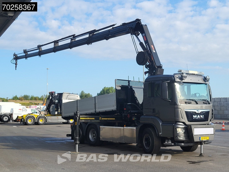 Tipper MAN TGS 26.500 6X2 Prepared NL-Truck NEW APK HIAB X-HIPRO 302 E-6 Crane Kran Fifth wheel