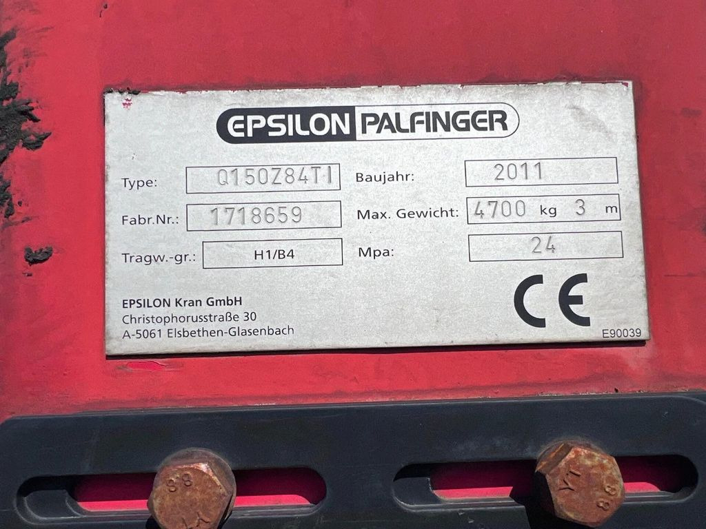 Tipper MAN TGS 33.400 6X6 E5 TIPPER + PALFINGER EPSILON