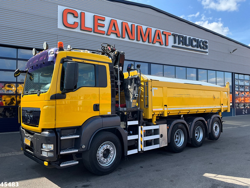 Tipper MAN TGS 35.400 8x4 Manual HMF 16 Tm Z-kraan