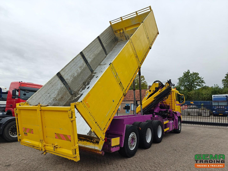 Tipper MAN TGS 35.440 8x4/4 Dagcabine Euro5 - Hymatec Kipper + Hiab 166 ES-4 Pro - Alcoa - 02/2026 APK