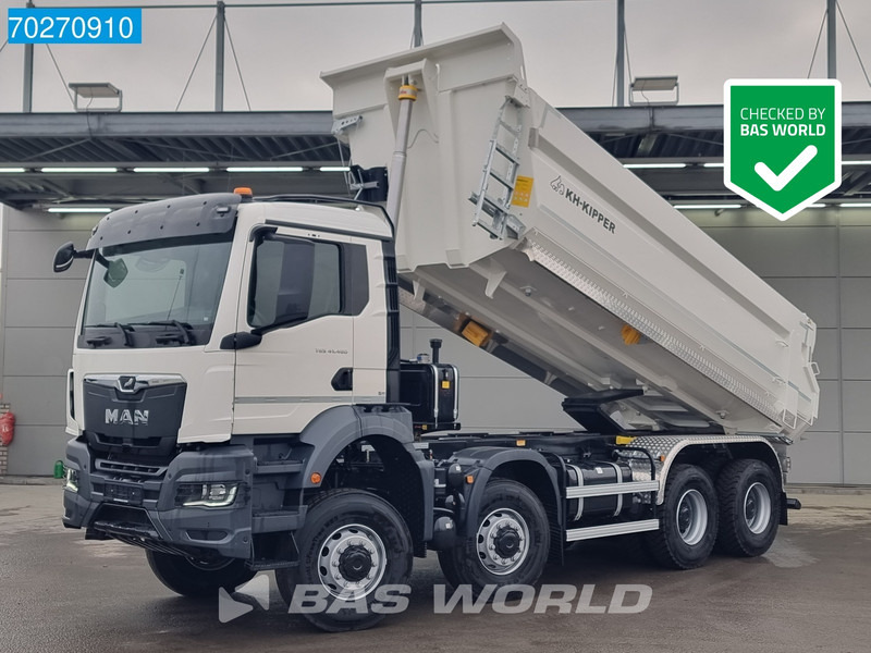 Tipper MAN TGS 41.480 8X8 8x8 20m3 tipper tarpaulin Manual Big-axle Euro 6