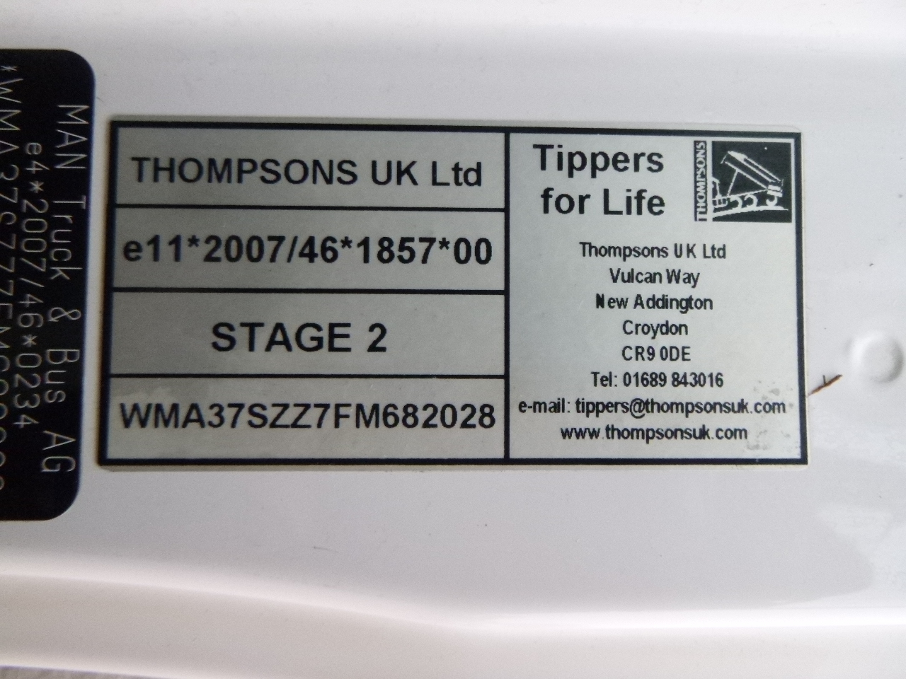 Tipper M.A.N. TGS 35.400 8x4 RHD steel tipper 20 m3