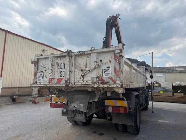 Tipper Mercedes AXOR 1828 BENNE GRUE FASSI