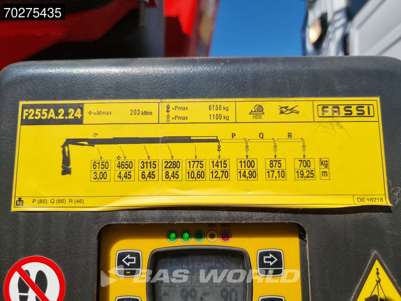 Tipper Mercedes-Benz Arocs 3348 6X4 Fassi F255A2.24 Kran Crane 9m3 3-Sided Tipper Big-Axle Euro 6
