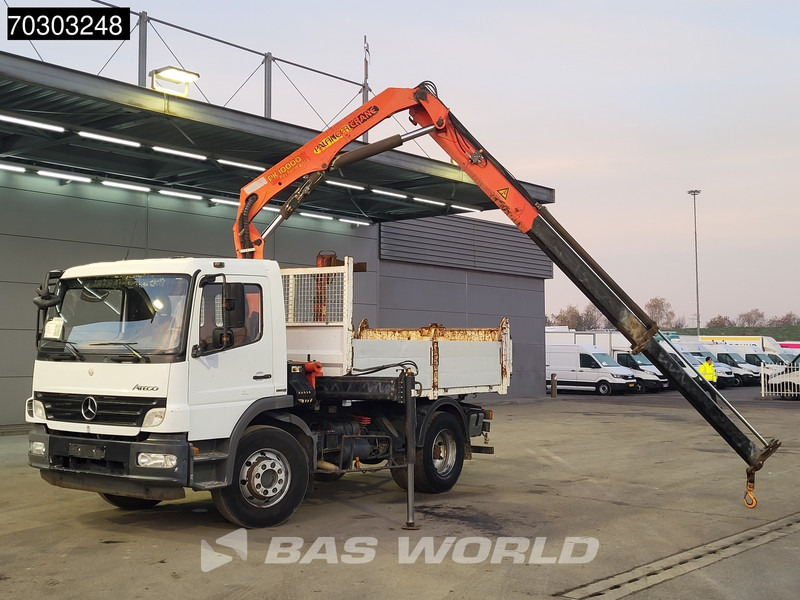 Tipper Mercedes-Benz Atego 1624 4X2 Palfinger PK10000 Kran Crane Manual Steelsuspension Euro 4