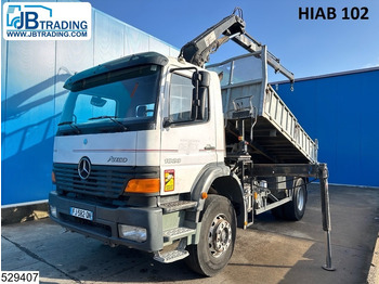 Tipper Mercedes-Benz Atego 1828 Manual, Steel Suspension, HIAB