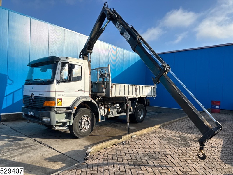 Tipper Mercedes-Benz Atego 1828 Manual, Steel Suspension, HIAB