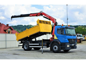 Tipper Mercedes-Benz Axor 1828 Kipper 4,20m + Kran *Topzustand