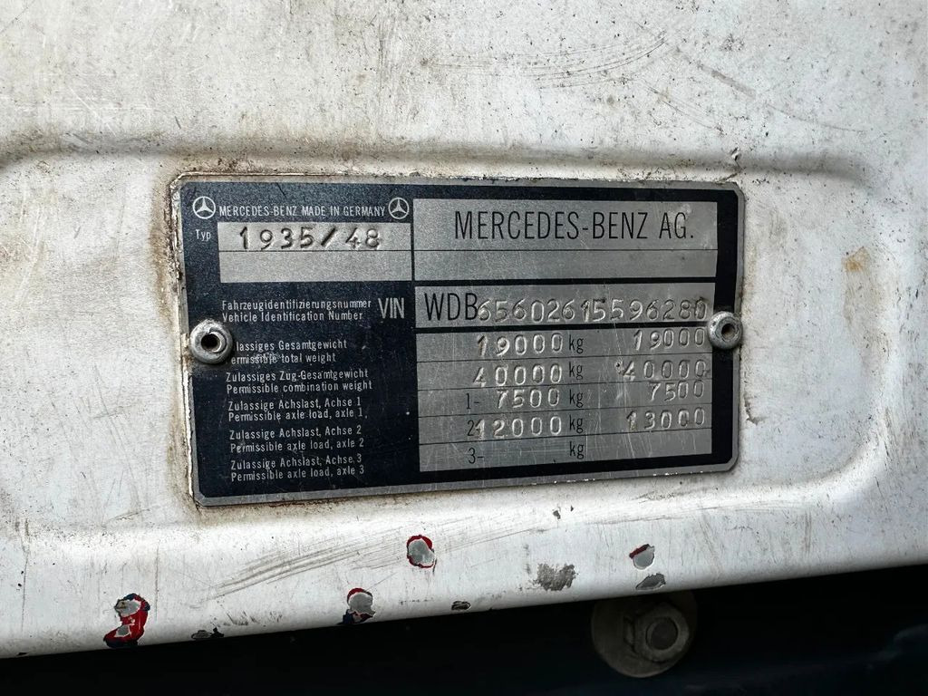 Tipper Mercedes-Benz SK 1935 V8 4X2 Tipper Spring/Spring AMCO V825 9T