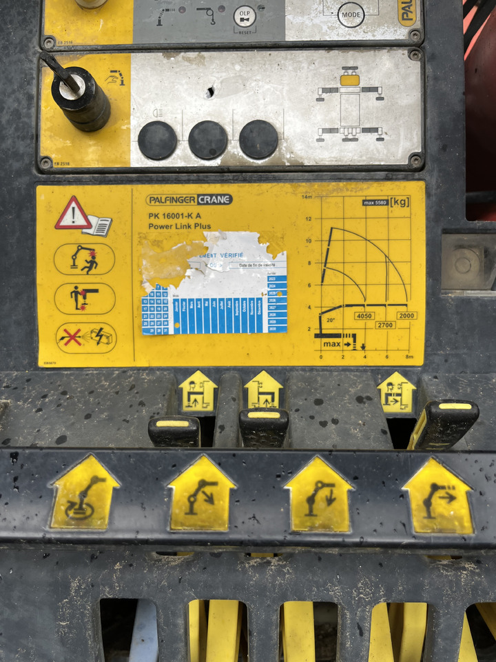 Tipper RENAULT Premium Lander 460dxi bibenne grue Palfinger pk16001