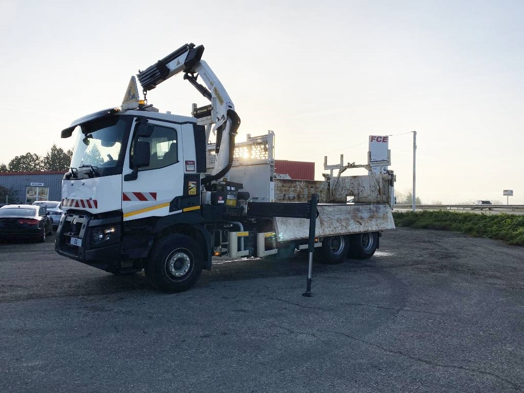 Tipper Renault C430 Dti11-Palfinger PK19.001/Tri-Benne endommagé