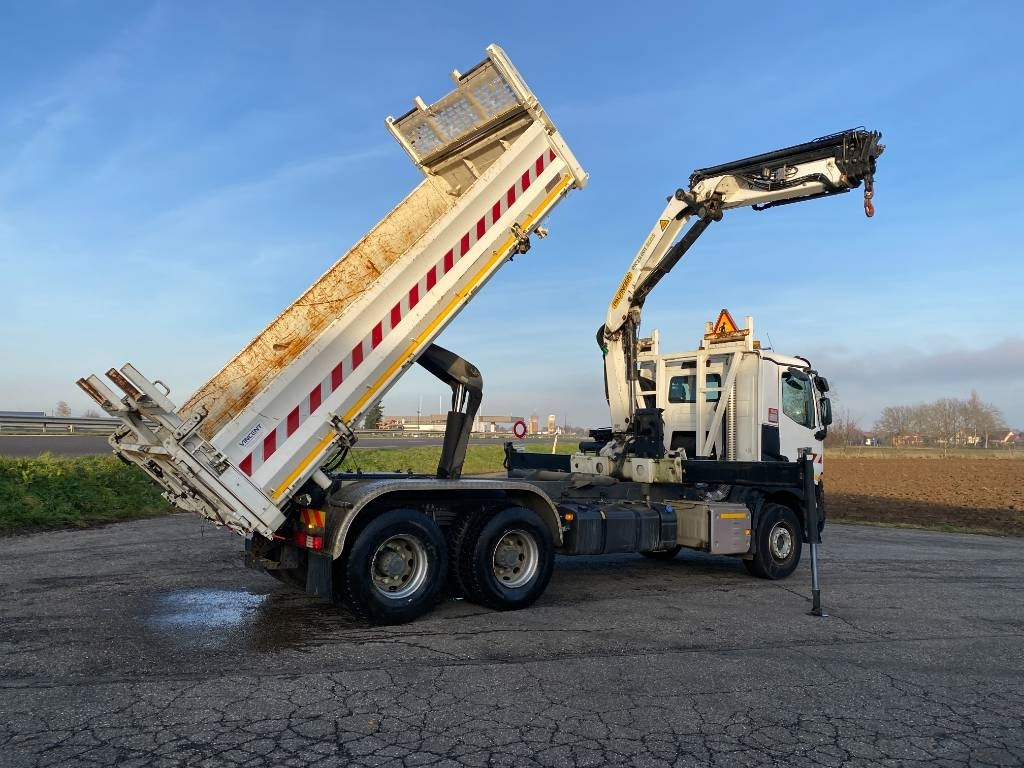 Tipper Renault C430 Dti11-Palfinger PK19.001/Tri-Benne endommagé