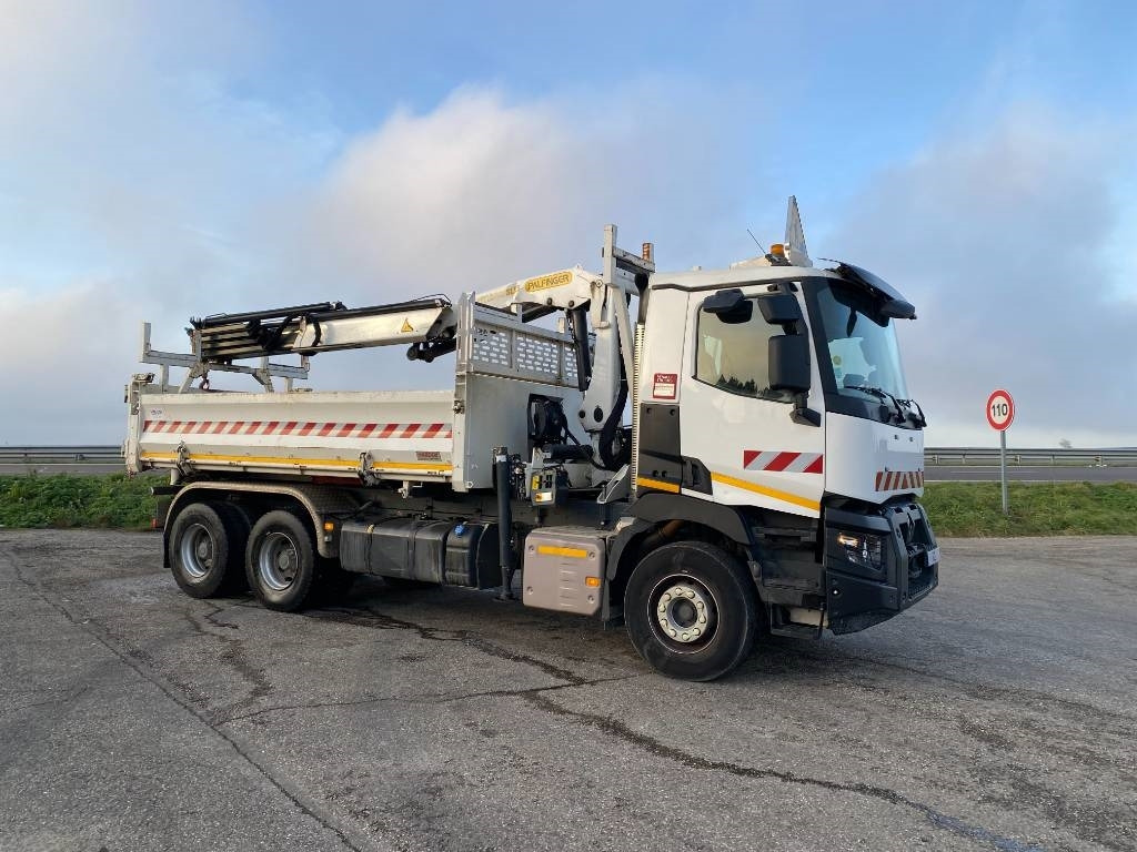 Tipper Renault C430 Dti11-Palfinger PK19.001/Tri-Benne endommagé