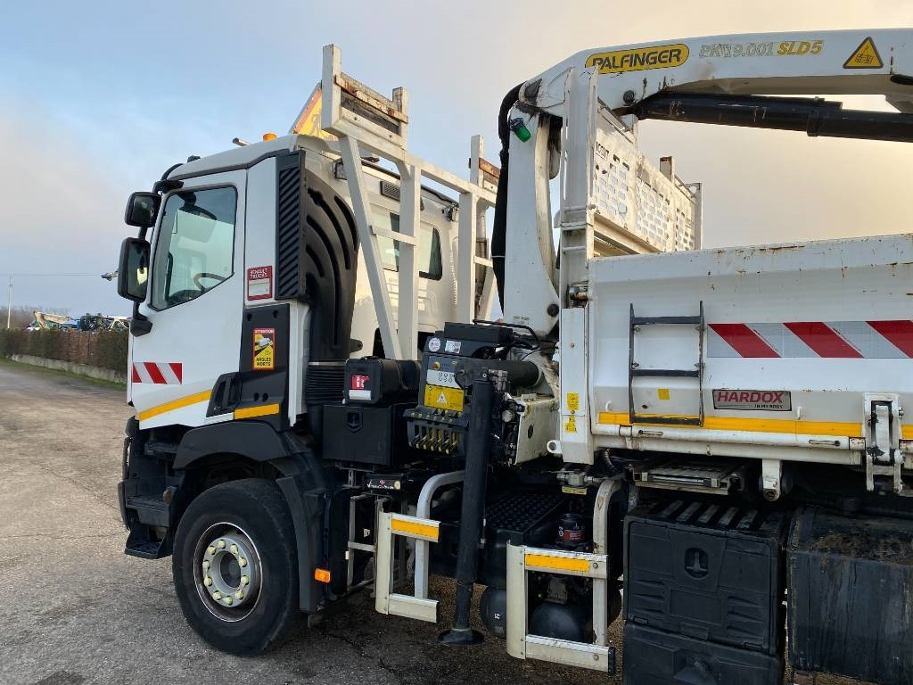 Tipper Renault C430 Dti11-Palfinger PK19.001/Tri-Benne endommagé