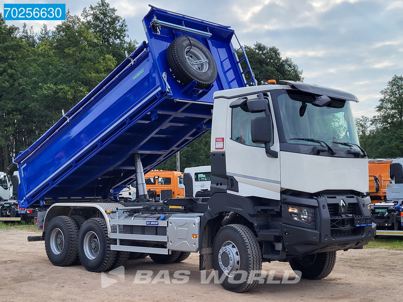 Tipper Renault K 430 6X6 6x6 13m3 Big-Axle 3-Seiten Euro 6