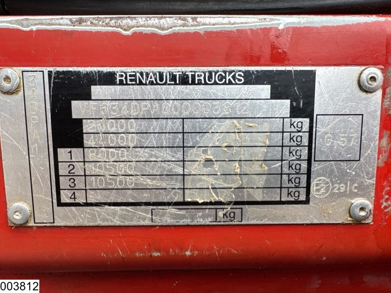 Tipper Renault Kerax 370 Dxi 6x4, Manual, Leaf suspension