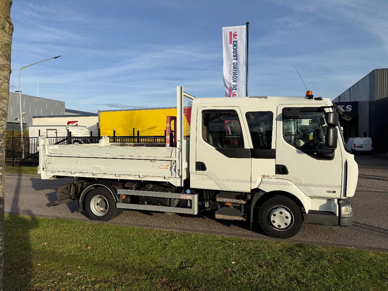 Tipper Renault Midlum 180 Doka crewcab 7 seats ex government