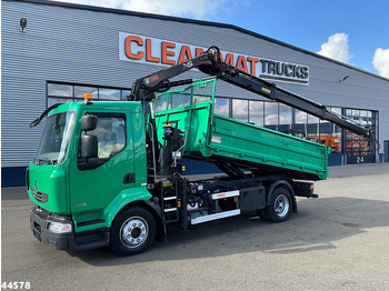 Tipper Renault Midlum 300.12 Manual Hiab 8 Tonmeter laadkraan Just 81.549 km!