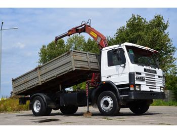 Tipper SCANIA 82M 230 - tipper + crane