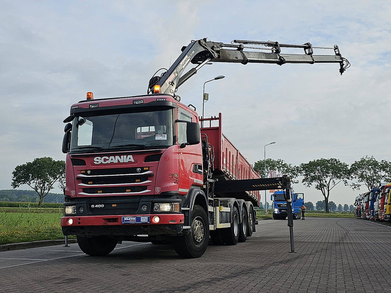 Tipper Scania G400 8X4*4 HIAB 211EP-3