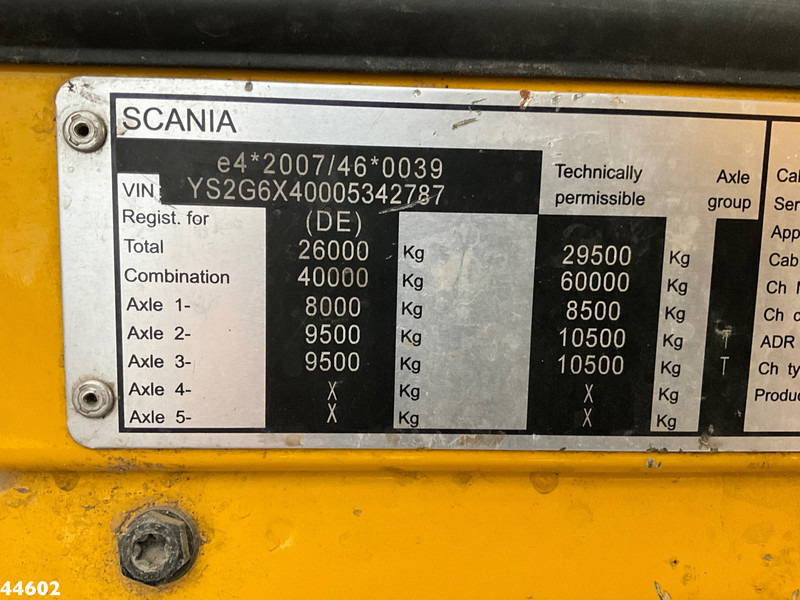 Tipper Scania G 480 6x4 Kipper 10m³ Full Steel