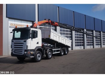 Tipper Scania G 480 8x4 Retarder Palfinger 23 ton/meter laadkraan