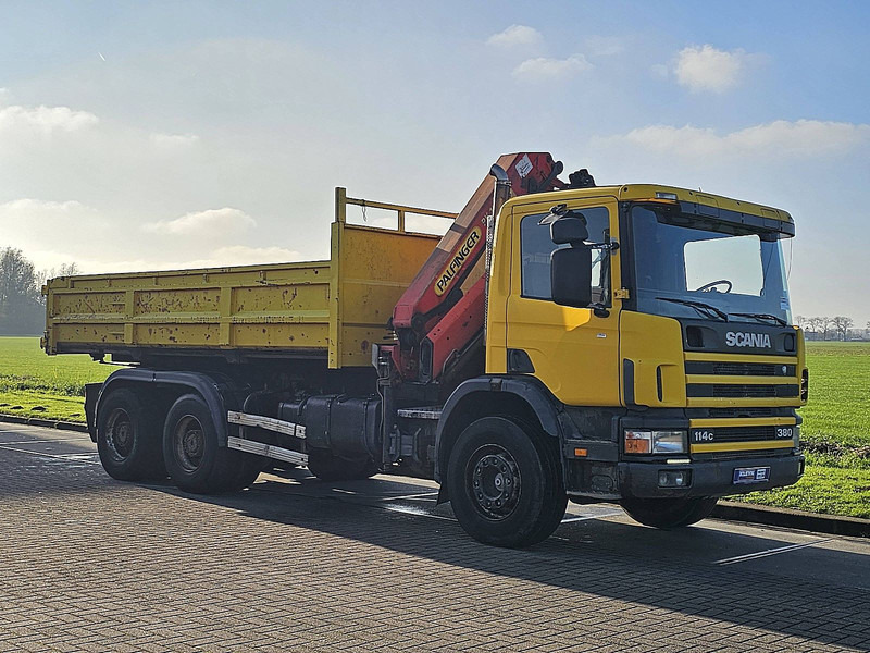 Tipper Scania P114.380 6X4 PALFINGER