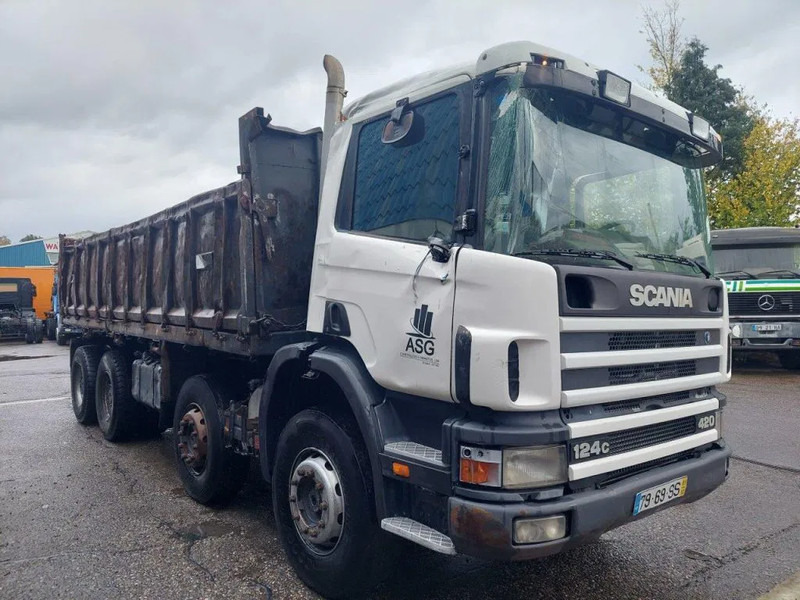Tipper Scania P124-420 8x4 Kipper Steel