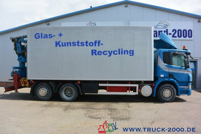 Tipper Scania P380 Glas Wertstoff Sammler Recycling 37m³1.Hand
