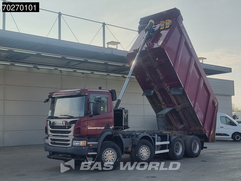 Tipper Scania P410 8X4 28m3 KH Kipper Big-Axle Steel suspension Euro 6