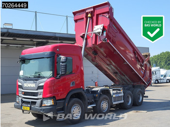 Tipper Scania P410 8X4 Big-Axle Steelsuspension Euro 6