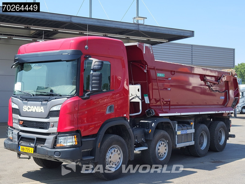 Tipper Scania P410 8X4 Big-Axle Steelsuspension Euro 6
