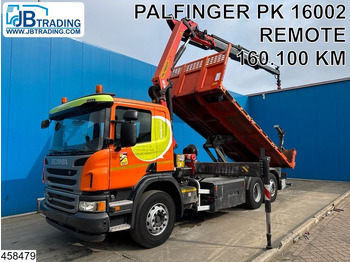 Tipper Scania P 340 6x2, CNG, Retarder, Palfinger, Remote