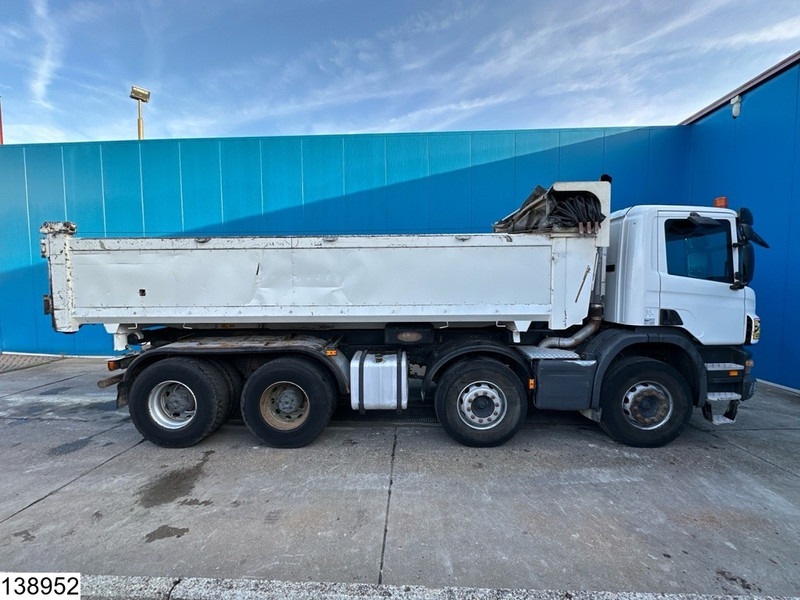 Tipper Scania P 380 8x4, Manual, Steel suspension
