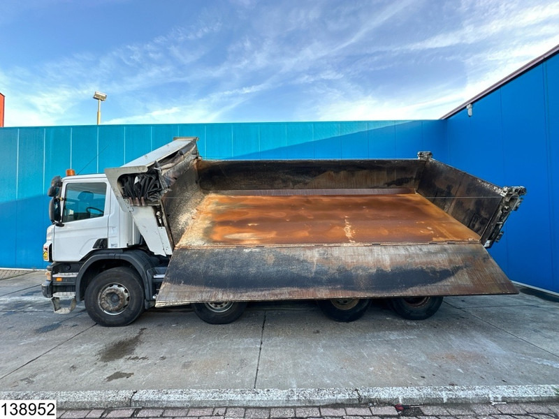 Tipper Scania P 380 8x4, Manual, Steel suspension