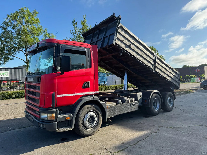 Tipper Scania R124-470 6X2 KIPPER EURO 3