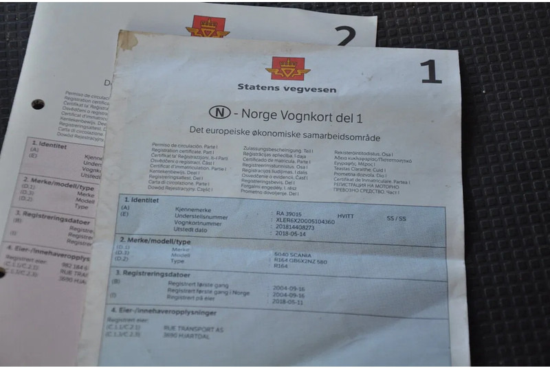 Tipper Scania R164-480 V8 164G