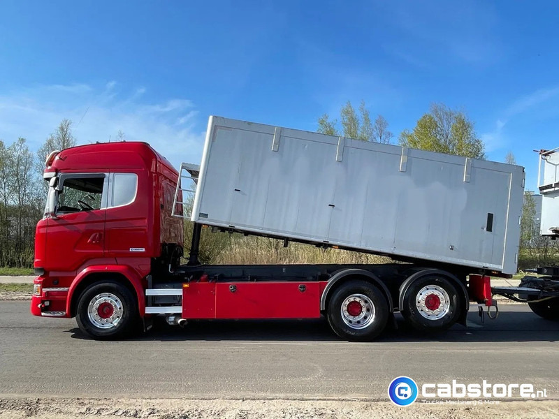 Tipper Scania R450 LB6X2*4HNB Euro 6 - Year 2016 - RETARDER - ALUMINIUM kipper + FLOOR  kipper aanhangwagen - Good Condition !!