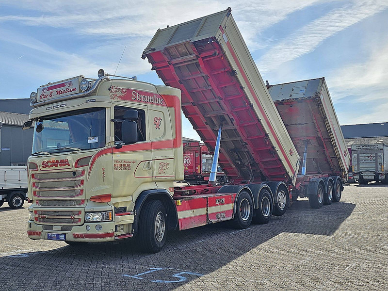 Tipper Scania R580 8X4 COMBI SPECIAL