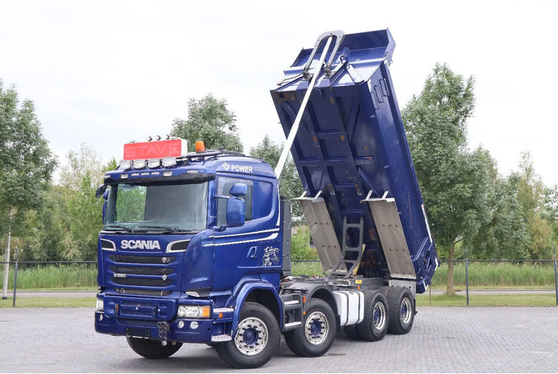 Tipper Scania R580 V8 | FULL STEEL | BIG AXLES | RETARDER | EURO 6