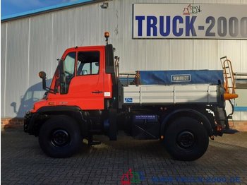 Tipper Unimog U300 Winterdienst Salzstreuer Wechsellenkung