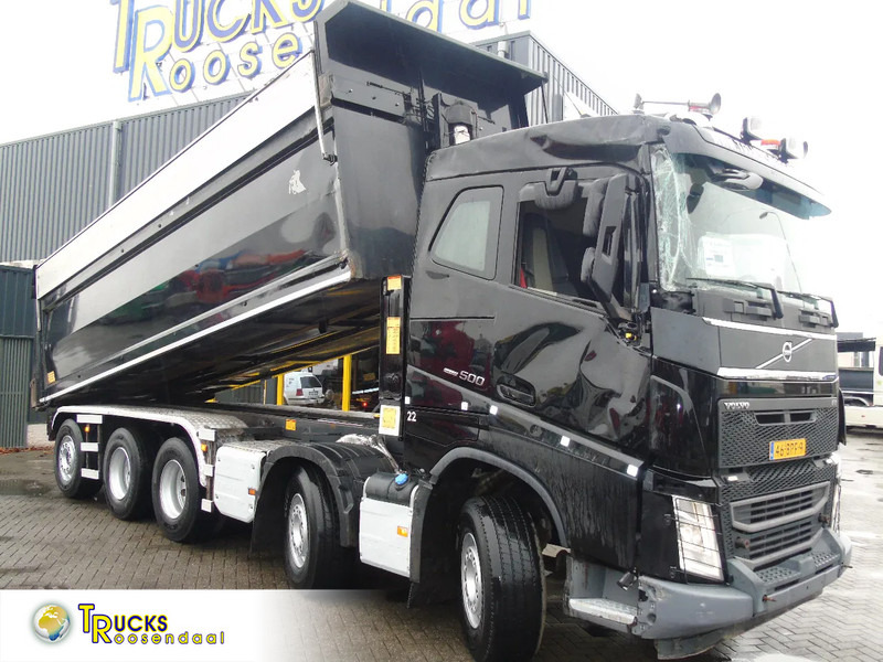 Tipper Volvo FH 500 + 10X4 + 33 CUB + SMALL DAMAGE CAB