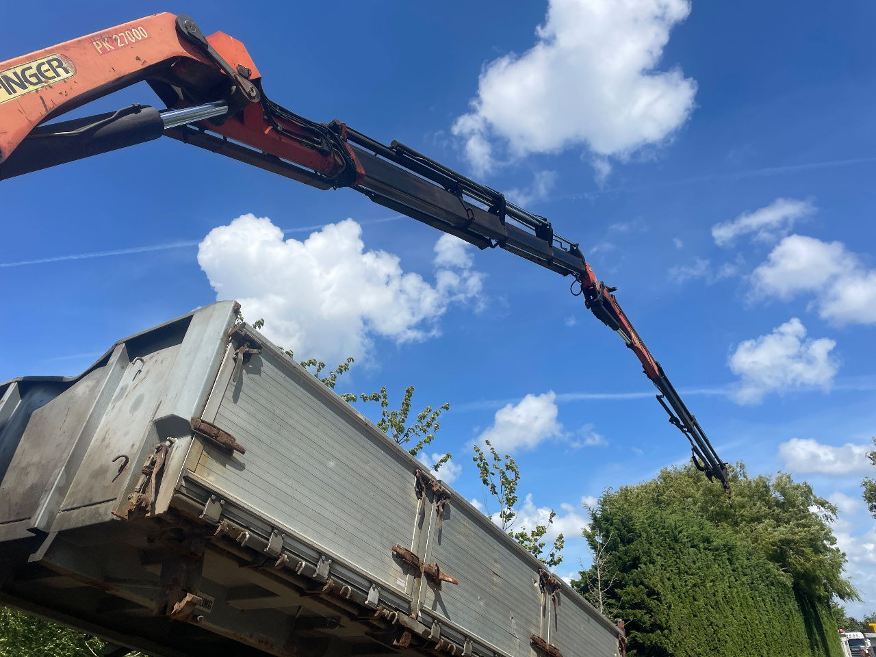 Tipper Volvo FM 12.380 .380 with Palfinger PK27000 with jib and tipper box