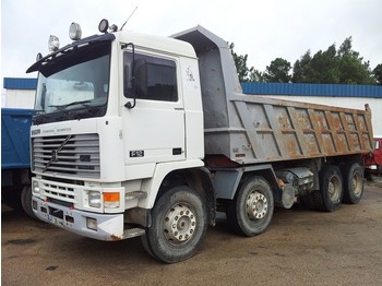 Volvo F 12 8X4 BACK KIPPER tipper from Portugal for sale