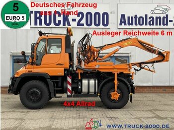 Unimog U400 4x4 inkl.Mulag Ausleger 6m Kommunalplatte - truck