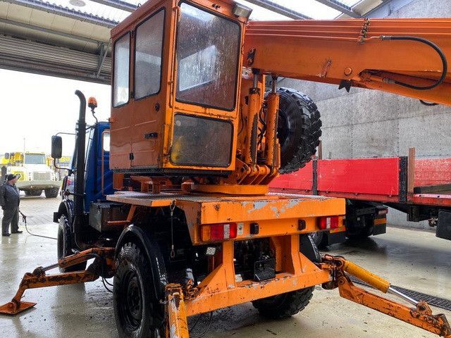 Crane truck, Crane truck Unimog U 1450 4x4, Kran, Seilwinde: picture 7